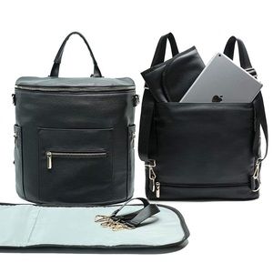 leather diaper bag